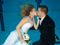 Víz alatti esküvő fotózás