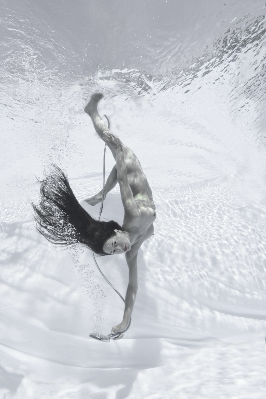 Víz alatti modellfotózás